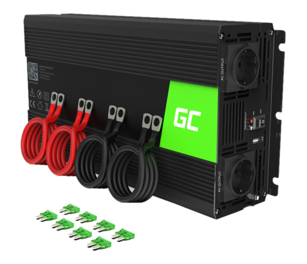 Green Cell Inwerter Green Cell 24V na 230V 2000W/4000W - 748847 - zdjęcie